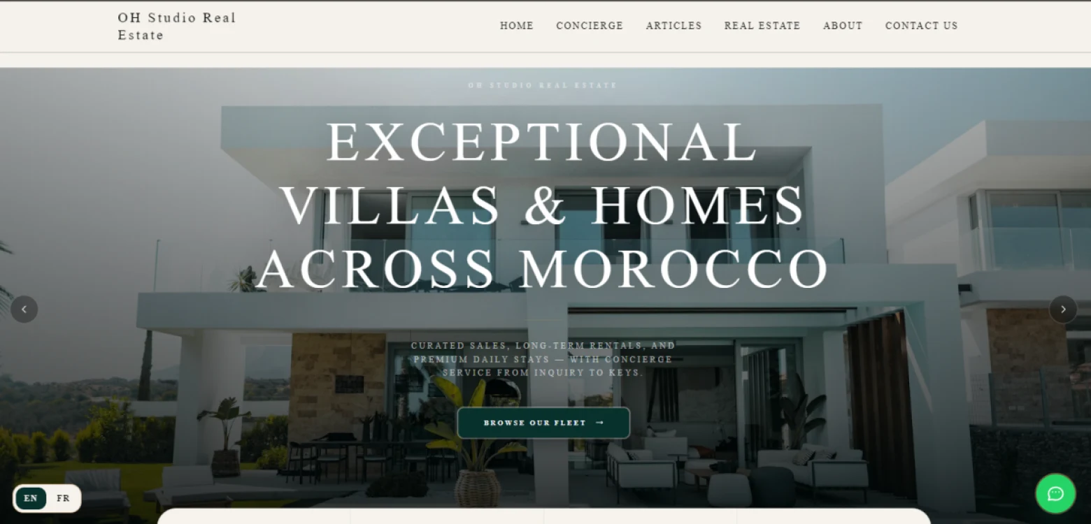 Multilingual Real Estate Platform